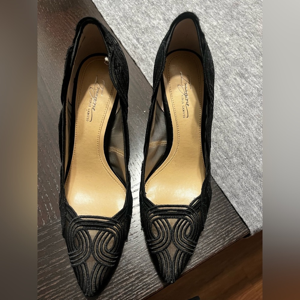 Elegant Black Women's Shoes stilettos